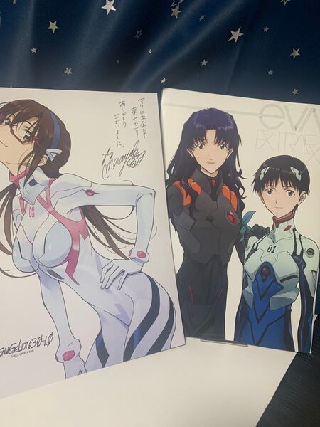 【新世紀エヴァンゲリオン】シン・エヴァンゲリオン劇場版 入場者特典 公式謹製36P冊子+リバーシブルポスター マリ