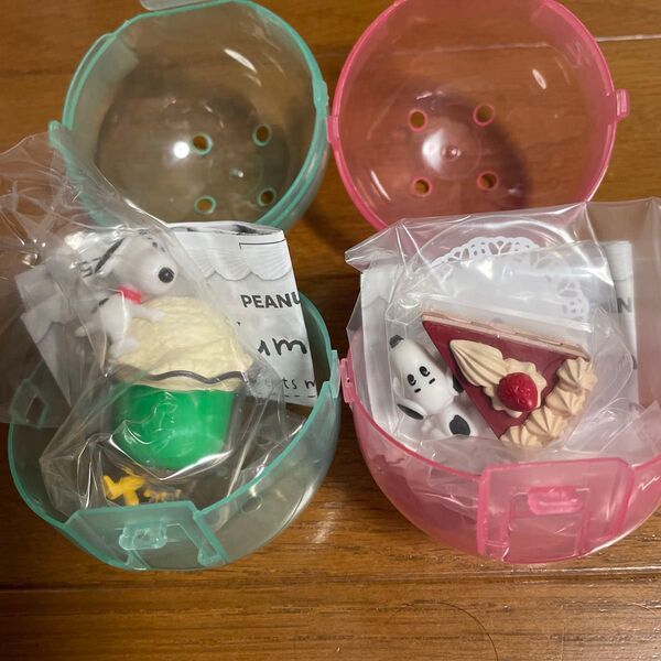 スヌーピー peanuts yummy ヤミー ガチャ ガチャガチャ 2個