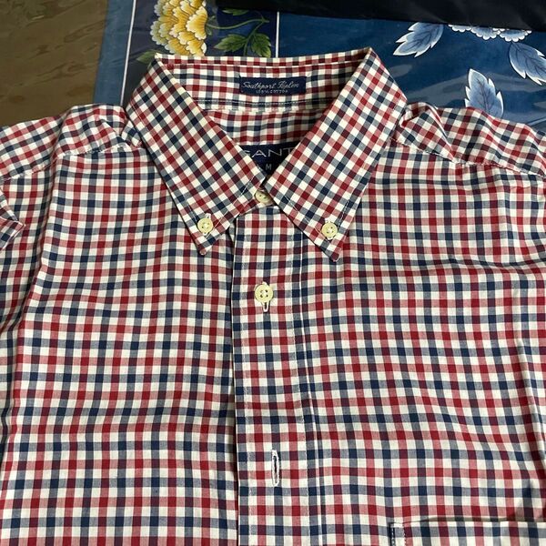 GANT Southern Taylor チェックシャツ Mサイズ レッド