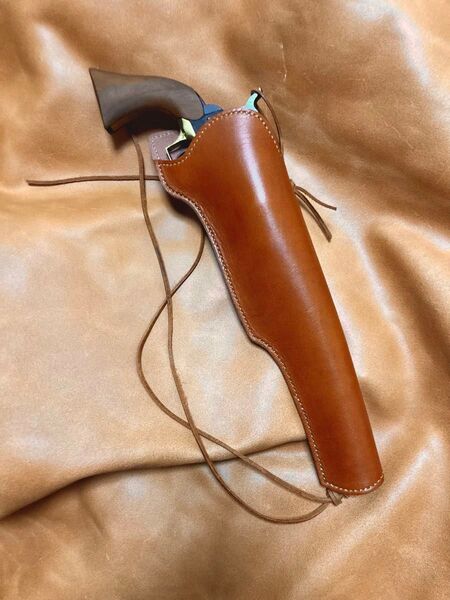 コルト M1847 ウォーカー用右利きレザーホルスター No.737