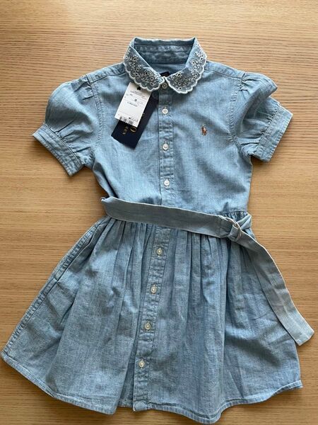 新品未使用 ラルフローレン ワンピース LAUREN 女の子 110