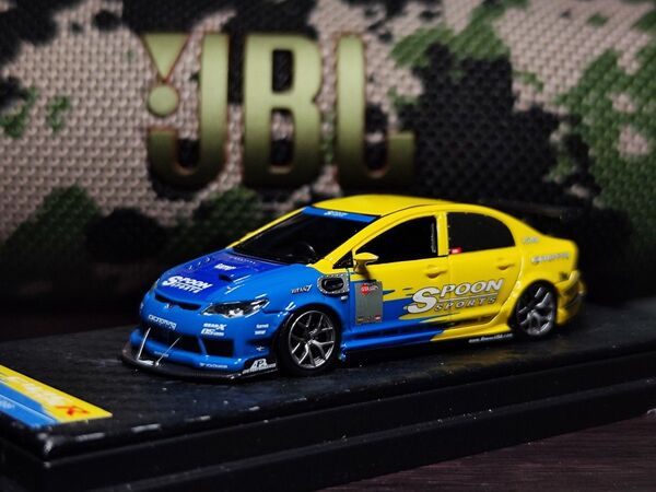 YM Model 1/64 ホンダ シビック タイプ R FD2 SPOON