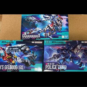ガンプラ HG3体セット ジークアクス 軍警ザク ゲルググ スガイ機 未組立新品