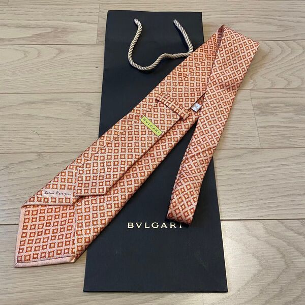 BVLGARI ブルガリ シルクネクタイ セッテピエゲ 3