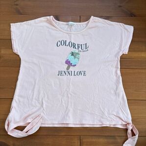 JENNI love 半袖アイスクリームTシャツ ピンク 160センチ