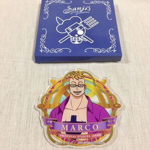 新品 USJ ワンピース サンレス アクリルコースター マルコ 2024