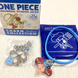 新品 USJ ワンピース フランキー チャーム ドリンクマーカー 2点セット