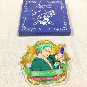 新品 USJ ワンピース サンレス アクリルコースター ゾロ 2024