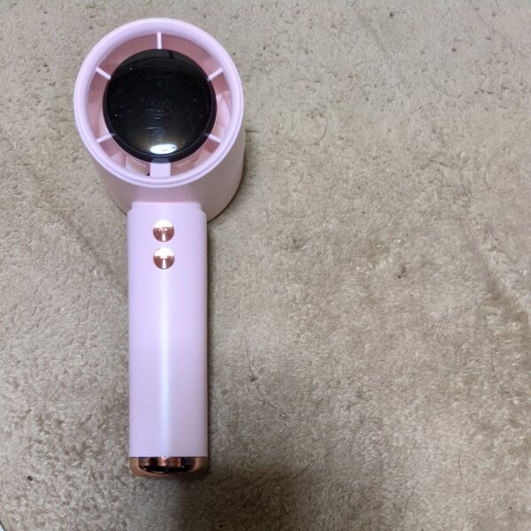 ハンディファン 携帯扇風機 ピンク