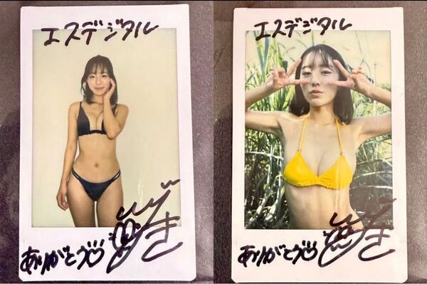 井手美希 DVD特典サイン入りチェキ DVD撮影現場チェキ