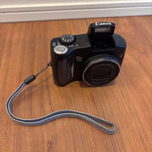 【美品】Canon PowerShot SX100 IS 単三乾電池式コンパクトデジカメ