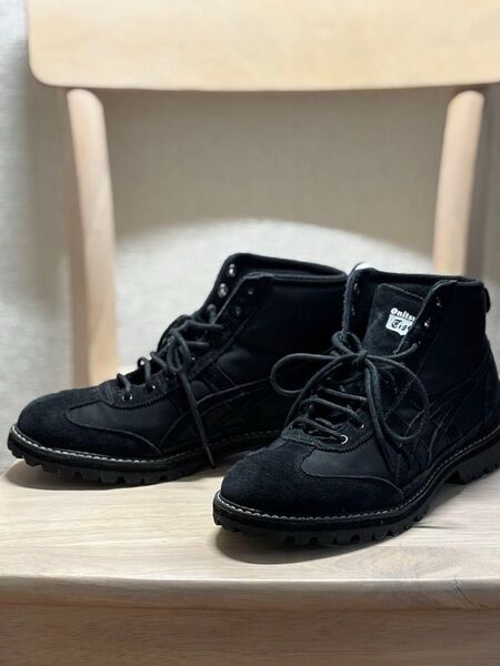 Onitsuka Tiger オニツカタイガー MEXICO RINKAN 23.0cm レディース ハイカット 撥水 ブラック