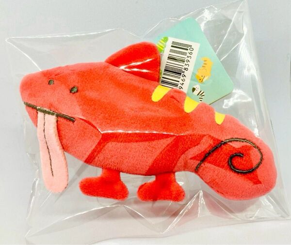 つぶらな瞳の爬虫類館 ぱんさーかめれおん マスコット ぬいぐるみ キーホルダー