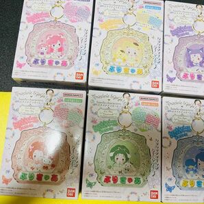 プリキュア サンリオ コラボ チャーム キーホルダー アクリル BANDAI フルコンプ
