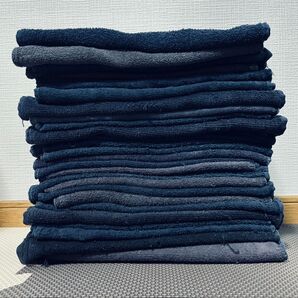 ★中古フェイスタオル★ウエス 黒色20枚