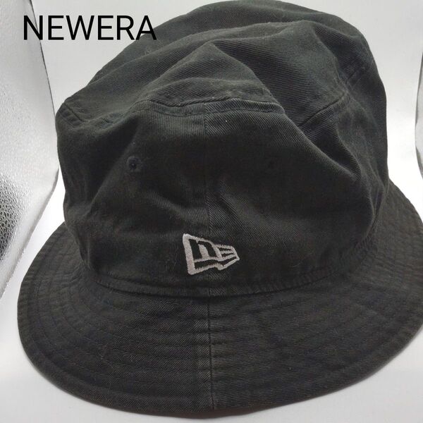 ◆404 NEWERA バケハ バケットハット ニューエラ ブラック