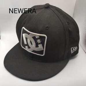 ◆469 NEWERA DC ロゴキャップ ブラック ニューエラ 帽子