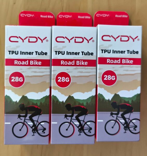 TPUチューブ3本セット 700x23~32c 65mm 新品未開封