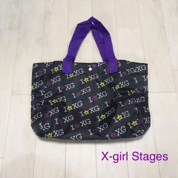 【XGIRL STAGES】X-girl ロゴトートバッグ【限定版】