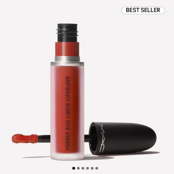 ほぼ新品 MAC パウダーキスリキッドリップカラー デボーテッドトゥチリ リキッドルージュ ミスティマット マック