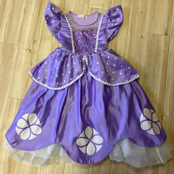ちいさなプリンセスソフィア風 ドレス キッズ 女の子 発表会 子供服