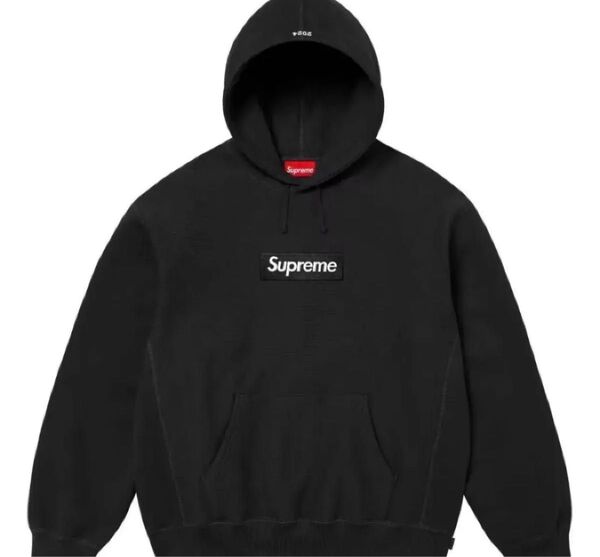 最終値下げ(美品)Supreme BOX logo パーカー Lサイズ Hooded Black シュプリーム ボックスロゴ