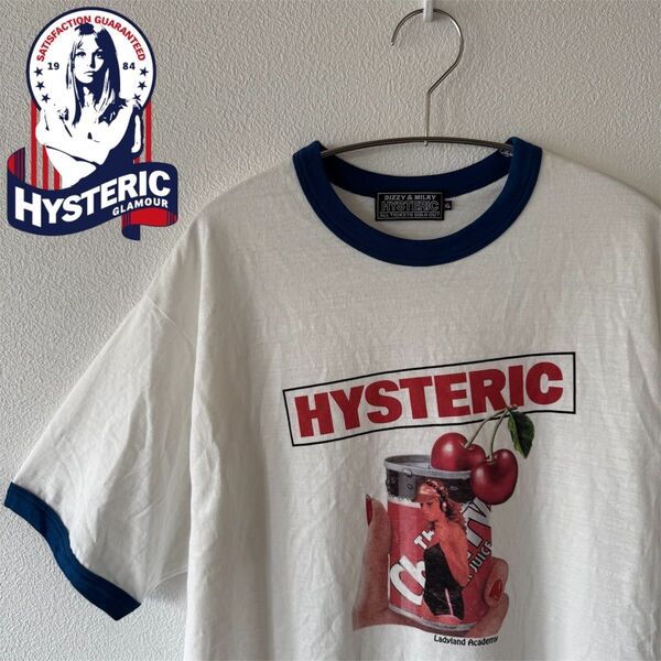【即完売モデル】 ヒステリックグラマー ヒスガール ヒスグラ リンガーT 半袖Tシャツ