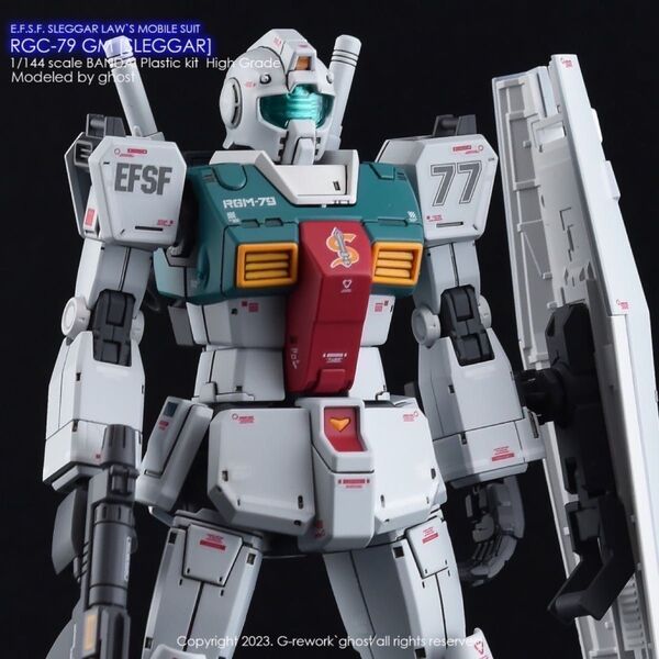 HG 1/144 ジム (スレッガー搭乗機)専用水転写式デカール