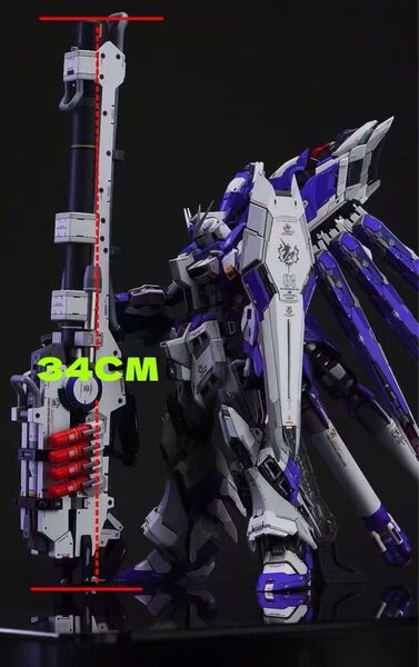 METAL BUILD & MG 1/100 H i-νガンダム ver.ka用ハイパー・メガ・バズーカ・ランチャー塗装済み完成品