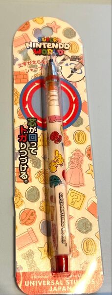 USJ限定 スーパーマリオ アイテム総柄 クルトガ シャープペンシル 新品