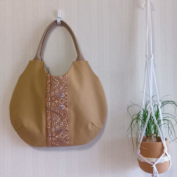 グラニーバッグ(インド刺繍リボン)
