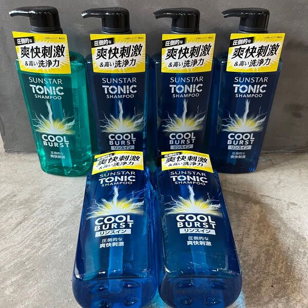 サンスター トニック シャンプー リンスイン 6本 詰め替え 460ml