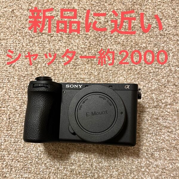 新品に近い SONY a6700 ボディ シャッター約2000回 ilce-6700 お値下げ不可 【mk様優先】