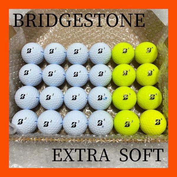BRIDGESTONE ブリヂストン*ロストボール ゴルフボール EXTRA SOFT 24球