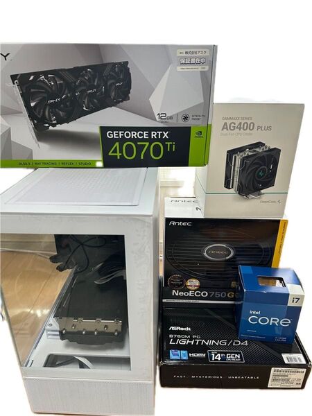 i7-13700F&RTX-4070ti搭載 ★モンスタ動作★ゲーミングPC★メモリ32G/SSD1T&HDD1T/Win11pr