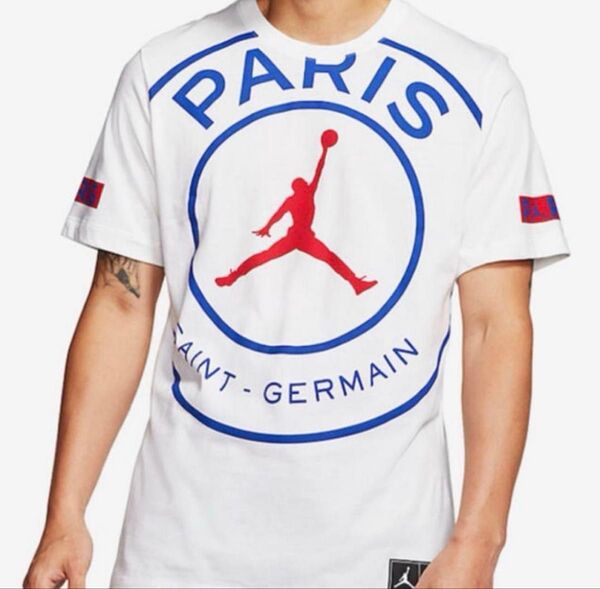 PSG/ジョーダン×パリサンジェルマン/Tシャツ /ロゴT/メンズ/Mサイズ