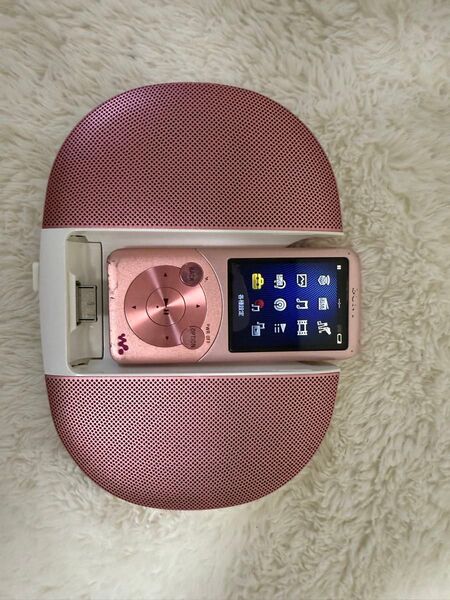 SONY ウォークマン NW-S755 ライトピンク スピーカー付き