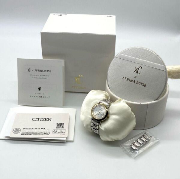 CITIZEN xC エコ・ドライブ Titania Happy Flight アフリカローズコラボ 世界限定1,800本