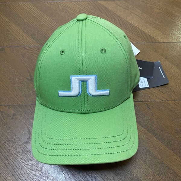【J.LINDEBERG】ジェイリンドバーグ ゴルフキャップ グリーン L 未使用品 新品 美品 GOLF ゴルフウェア CAP