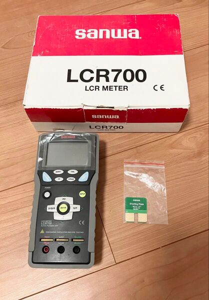 美中古 使用回数僅か 三和電気計器 SANWA LCR meter LCR700 サンワ 測定器 LCRメータ