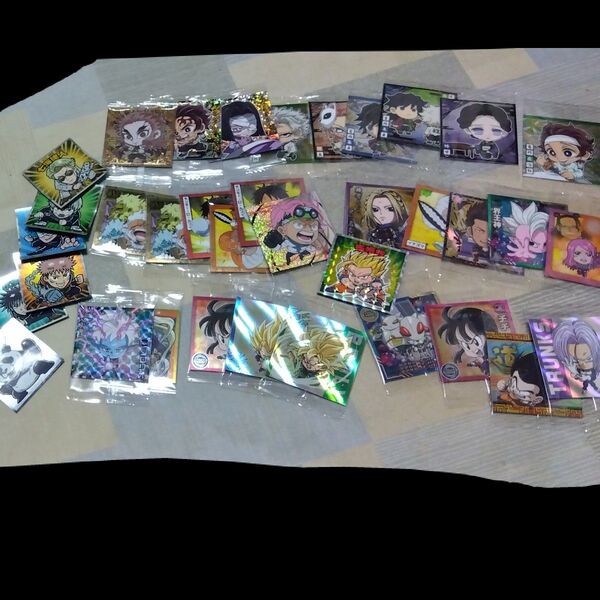 ワンピース ドラゴンボール にふぉるめーしょんシールなど