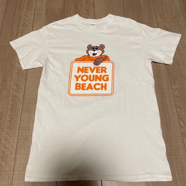 never young beach ネバーヤングビーチ ネバヤンtシャツ バンドt バンドtシャツ M