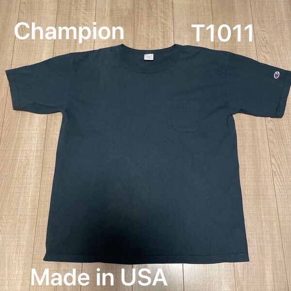 Champion チャンピオン T1011 ポケットTシャツ ポケT MADE IN USA アメリカ製 XL