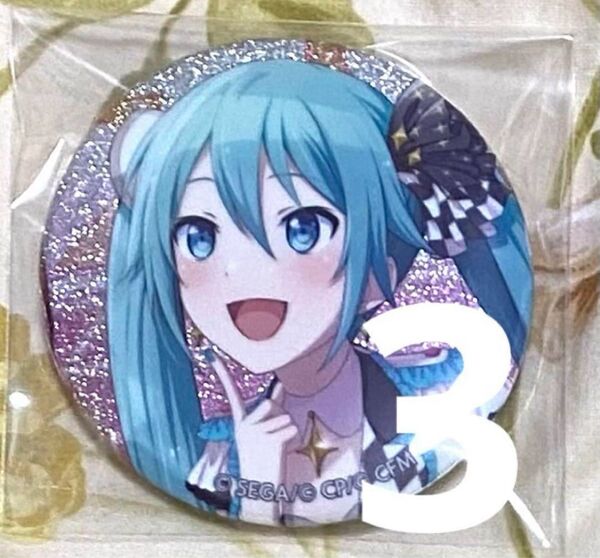 プロセカ 初音ミク グリッター缶バッジ グリ缶 vol.31B 31B