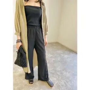 イージーパンツ ブラック FREE