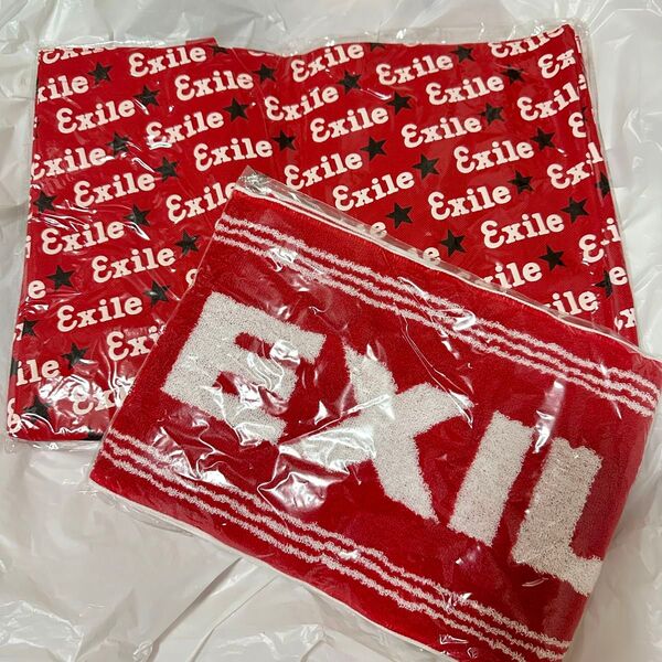 EXILE エコバッグ マフラータオル ライブグッズ 2008 赤 トートバッグ LDH EXILE TRIBE