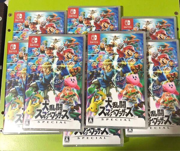 大乱闘スマッシュブラザーズ Nintendo Switch 8枚 新品未開封 シュリンク付き Switch ソフト