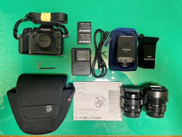 【特価美品】FUJIFILM X-T1 / XF35mm F1.4 R / XF18-55mm F2.8-4 R LM OIS