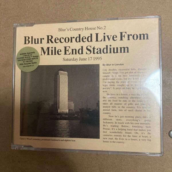 Blur Country House No.2 ライブCD