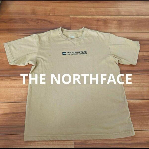 ノースフェイス THE NORTHFACE tシャツ ベージュ M 半袖 Tシャツ